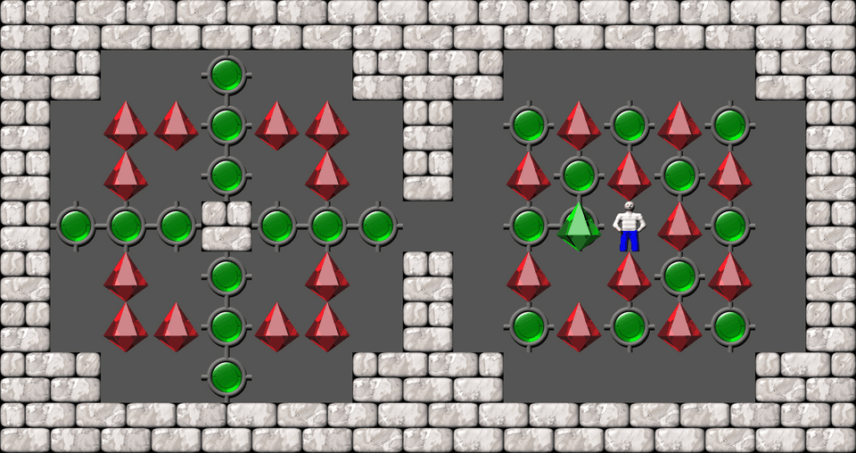 Sokoban Bugs550 collection level 488